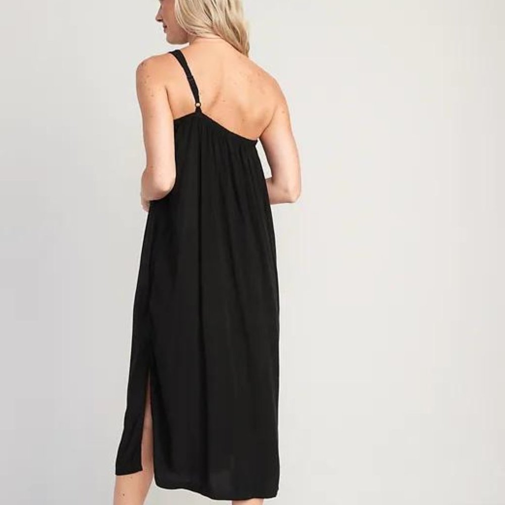 Old Navy One-Shoulder Midi Shift Dress for Women New - Picture 2 of 3